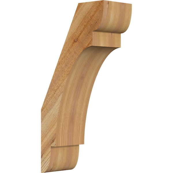 Ekena Millwork 6"W x 12"D x 24"H Olympic Rough Sawn Knee Brace, Western Red Cedar BRC06X12X24OLY00RWR - main